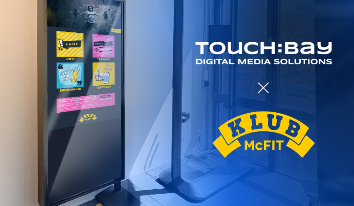 Digitale Mitgliederansprache: TOUCH:BAY etabliert sich im ersten Smart-Studio von McFIT