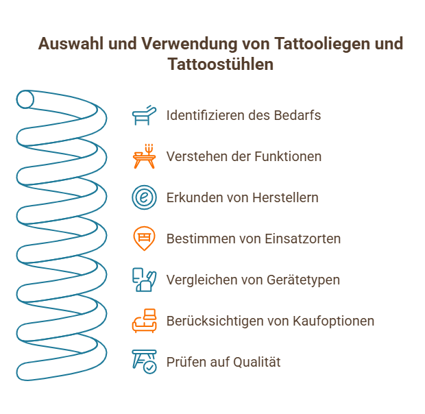 Auswahl und Verwendung von Tattooliegen und Tattoostühlen