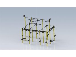 "Frühlingsangebot" Crossfitness Rack Rig Funktionaltraining *NEU* 2,78 x 4,32m Lagerware