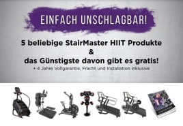 StairMaster HIIT OFFER! - Buy 5 new machines - pay only 4!