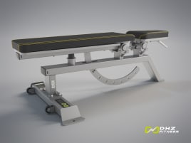DHZ Fitness SUPER BENCH Evost II - Hantelbank mit vielen Trainingsmöglichkeiten