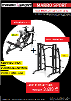 Marbo Sport Free Weight Beinpresse MF-U001 + Multipresse MF-U002 ~ Angebotspreis ~ Neugeräte mit 24 Monaten Garantie ~ Plate Loaded ~ 50mm Aufnahme ~ Standard Preis 3.998,- €M