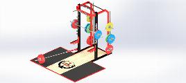 Half Rack - Boden einschließen - Indoor - Zink + Pulverbeschichtung