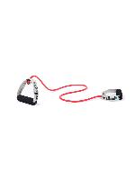 TheraBand Bodytrainer Tubing mittel stark, rot (mit Schaumstoffgriffen)