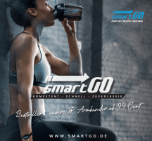 smartGo FitnessTracker mit RFID Zutrittstransponder - "Rabattaktion im April"