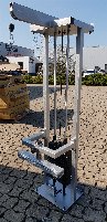 Zugapparat, Wandbefestigung, mit Zugoption von unten - neuwertig, Höhe 2000 mm, andere Höhen möglich