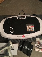 Vibrationsplatte, Powerboard Casada Fitnessgerät + 2 Vibrations-Hanteln - neu