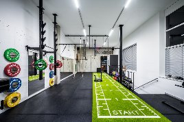 Kunstrasen Turf mit Markierung | Functional Fitness Speed Track 15 x 2 m | Kunstrasen in TOP-QUALITÄT