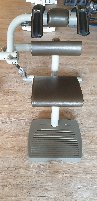 Force endurance compass from Technogym, used, colour silver, upholstery brown,