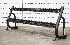 Matrix Fitness - Magnum Serie | 2-Ebenen Hantelablage (MG-A696), schwarz | 2016