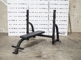 Matrix Fitness | G1-Serie Olympic Flachbank (G1-FW163) | Black Matte | 2015