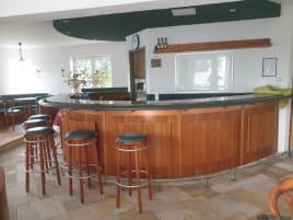 Counter wood/granite for gastronomy or registration