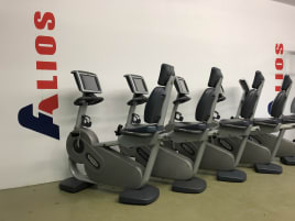 Technogym Recline Recumbent Excite EXC 700IP TV TGS 2 Touchscreen Ergometer recumbent ergometer bicycle DELIVERY possible!