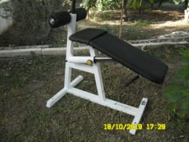Gym 80 Bauchbank, Sonderanfertigung. Extrem massiv, mehrfach einstellbar