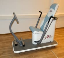Demonstration devices eXcio 1 x chest / back trainer and 1 x leg trainer