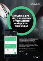 Advagym by Sony - Das Digitalisierung System für Ihr Fitnessstudio