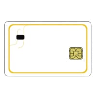 Plastic cards PVC with RFID transponder, magnetic stripe or chip