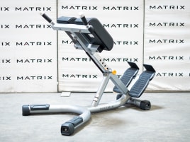 Matrix Fitness | Magnum Serie | 45 Degree Back Extension (MG-A93) aus Studioauflösung | Iced Silver | 2017