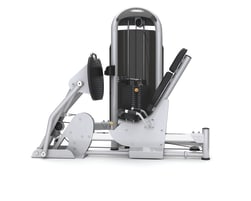 Matrix Fitness | Aura Series | Leg Press (G3-S70) from studio resolution | Iced Silver | 2018