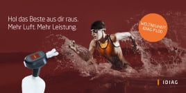 Respiratory muscle trainer Idiag P100 - Get the best out of yourself. More air. More power.