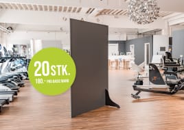 DIVIDERwall Basic – Divider to keep distance in public areas | Made in Germany! | min 20Stk. = 180€ each
