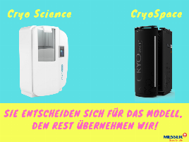 Messer Kryosauna stellt Kältekammer oder Kryosauna kostenfrei zur Verfügung!
