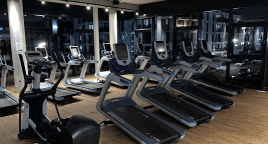 Provision für Vermittlung Fitnessstudio Cardiogeräte Kraftgeräte Life TechnoGym Precor Matrix Fitness
