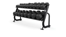 Matrix Fitness | Magnum Serie | 2-Ebenen Hantelablage (MG-A697) | Black Matte | 2018 | Neuware!