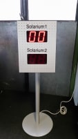 Radio remote display remaining time sunbed solarium radio modules 433 MHz