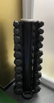Dumbbell tower with 20 dumbbells 1-10 kg , top condition