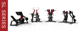 15 Plate-Loaded strength machines from Impulse - very well preserved - to be sold in a package