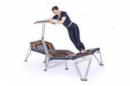 Einzigartiges Trampolin Training mit den gelenkschonenden Triple Reboundern