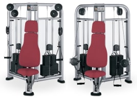SALE !! Life Fitness Signature Cable Motion Brustpresse und Schulterpresse- gecheckt und gereinigt