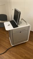Kompletter Cardioscan Checkpoint inklusive Bodyscan IQ + Schreibtisch und Trennwand