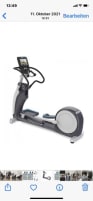 Precor Crosstrainer EFX 863 with the P62 console Brand new List price 10.900 € net