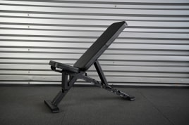 Adjustable Weight Bench Training Bench Press Adjustable Bench with Transport Wheels