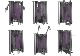 6 X GYM 80 SYGNUM CABLE ART / Strength equipment package / Refurbished