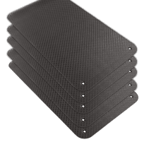 Set of 5 - Professional gymnastics mat black 180 x 65 x 0.8 cm - Made in Germany