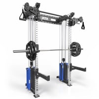ATX® Half Rack - Pull station with 2 x 90kg plug-in weights - Wall mounting