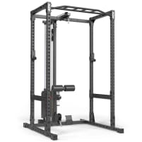 ATX® Power Rack 510 complete station with lat pull-down station 100 kg plug-in weights - height 198 cm