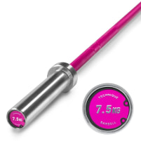 Technique Bar 7.5 kg - Pink - extra light aluminum barbell