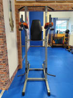 used abdominal, dips and pull-up tower