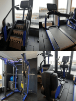 Life Fitness - 10 machines + dumbbells at an unbeatable price in mint condition