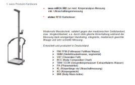 Seca mBCA / Tru 552 Body analysis BIA