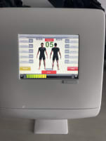 Xbody Newave with stand in mint condition including 3 complete vests.