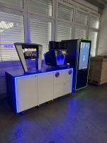 Jetmix MINERAL dispensing system + Jemix Protein Machine + Jetmix snack machine Drinks system Dispensing system Fitness studio Vending machine