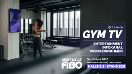 Media Player für Gym-TV – Streaming und bezahlte Werbeclips