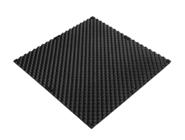 NPG FLOOR ANTISHOCK Rubber Sports Flooring Black Square 20mm