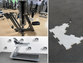 Komplettes Fitnessstudio-Equipment 200–300 m²