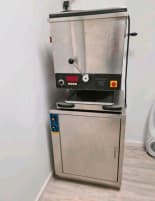Fango agitator with heating cabinet